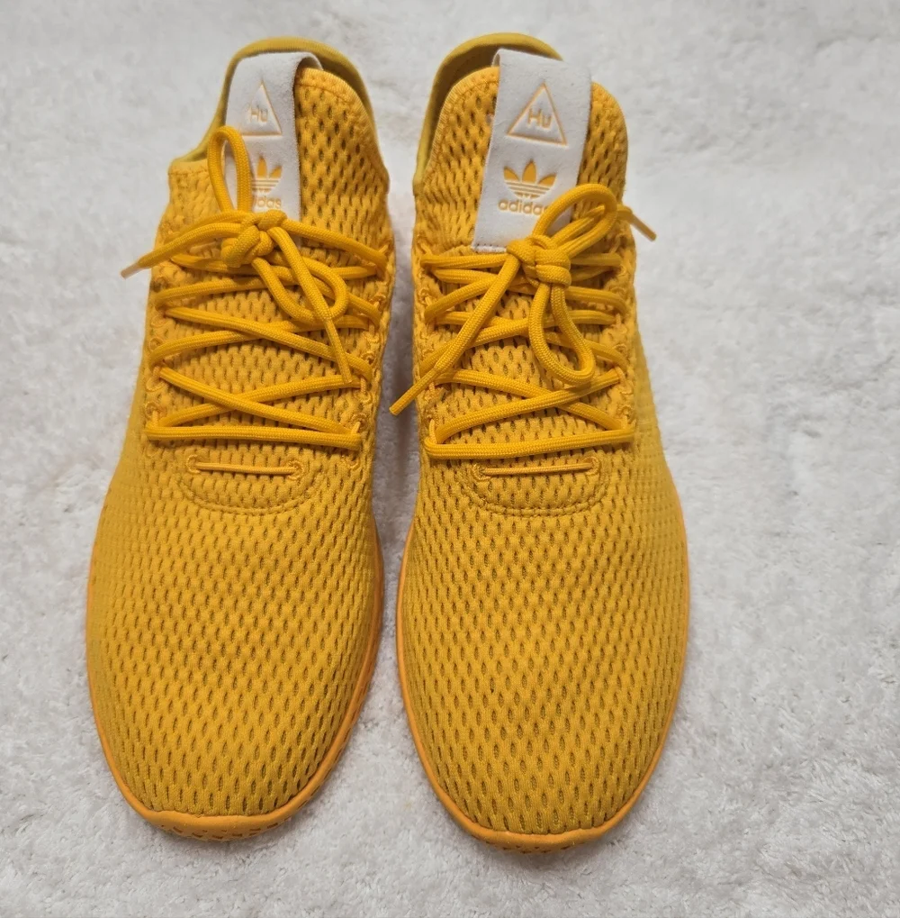 Adidas OriginalsMen's X Pharrell Williams Tennis Hu Sneakers In Yellow